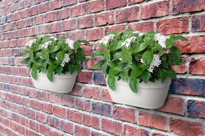 vibia campana wall basket 35cm silky white